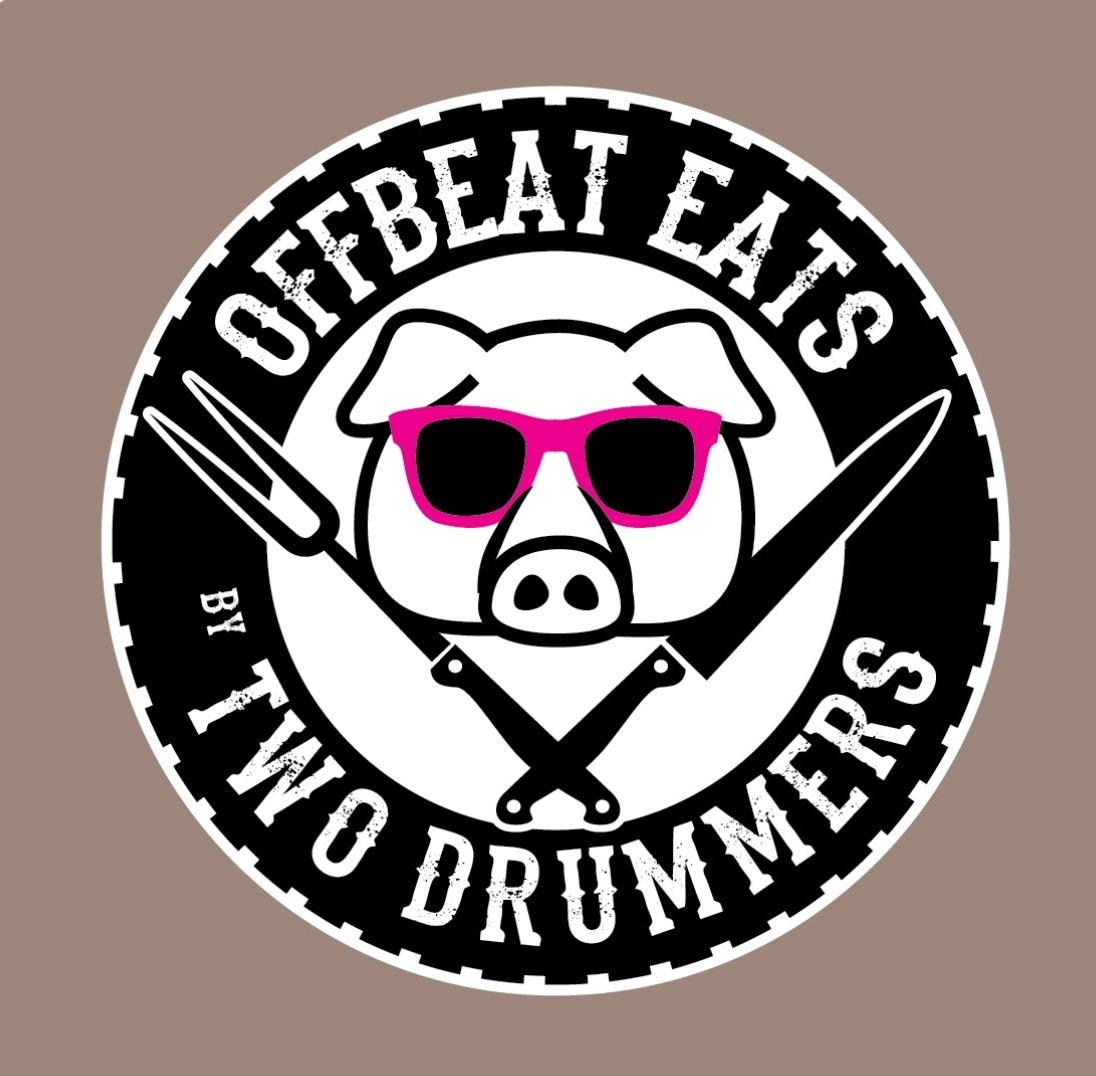 two drummers offbeat eats logo willliamsburg virginia food truck