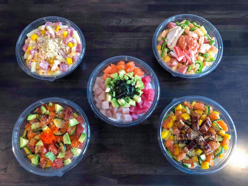 Poke bowls, poke sushi bowl, williamsburg virginia