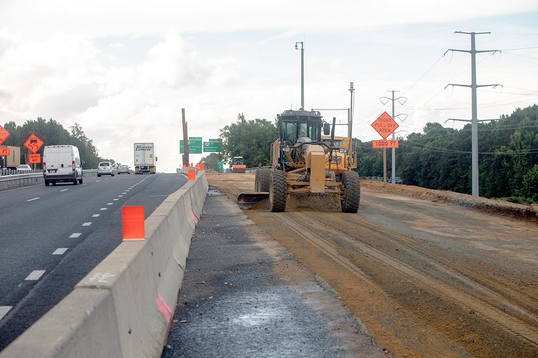 Williamsburg Virginia Colonial Parkway Construction