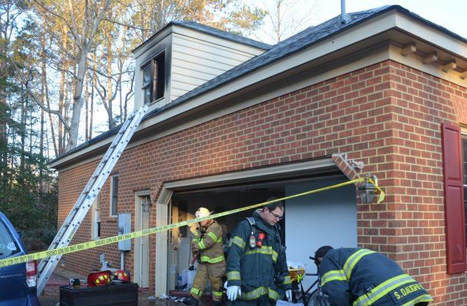 House fire in Ford's Colony Williamsburg, Virginia