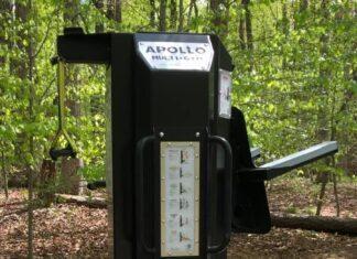 New Outdoor Fitness Station On The Capital Trail williamsburg-virginia-capital-trail-exercise-equipment-spokes-art