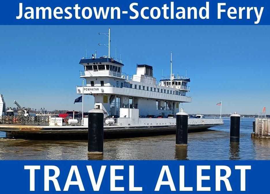 Williamsburg Jamestown-Scotland Ferry schedule