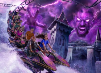 DarKoaster Officially Opens At Busch Gardens Williamsburg busch gardens new ride kar koaster