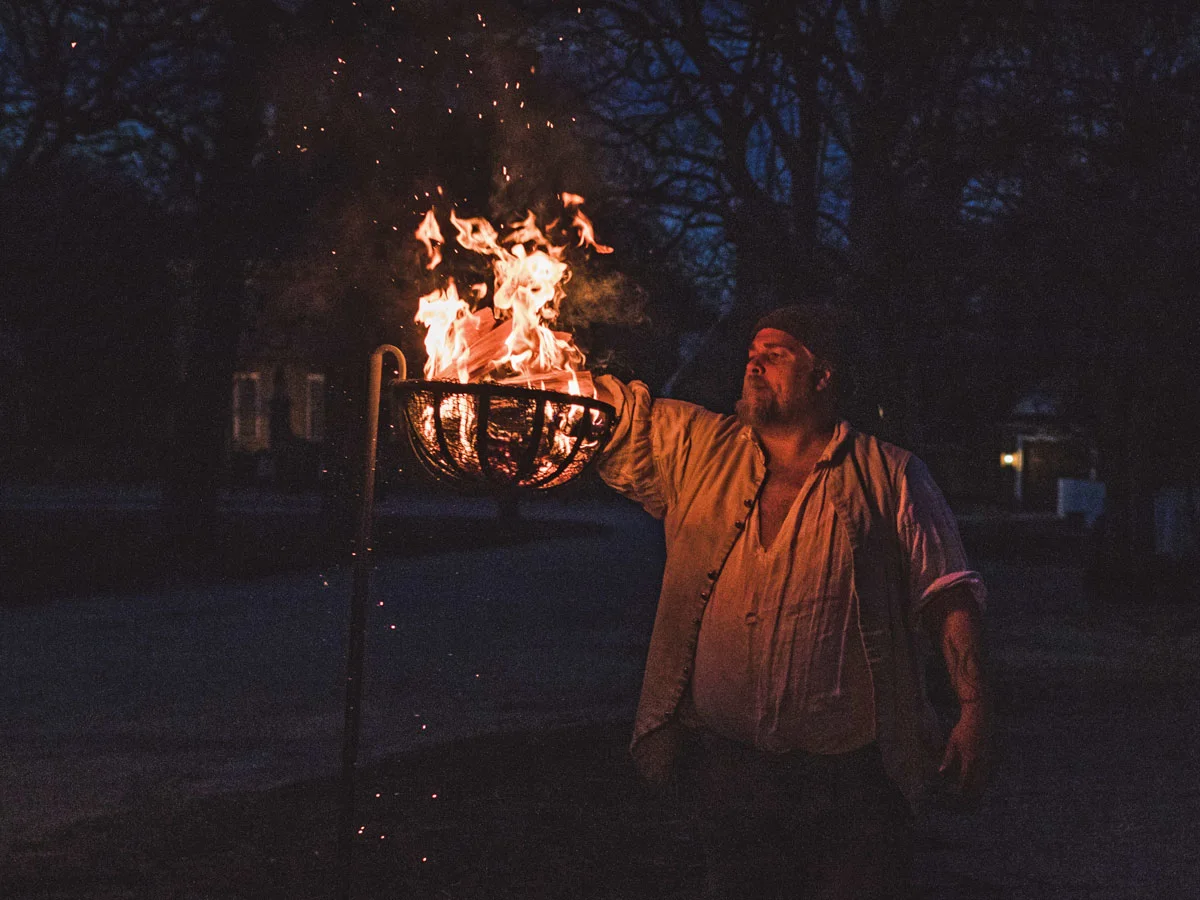 Colonial Williamsburg's Lighting of the Cressets