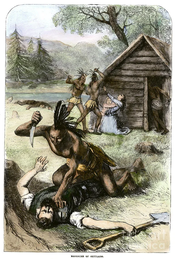 1622 Powhatan Jamestown Virginia powhatan massacre of 16222