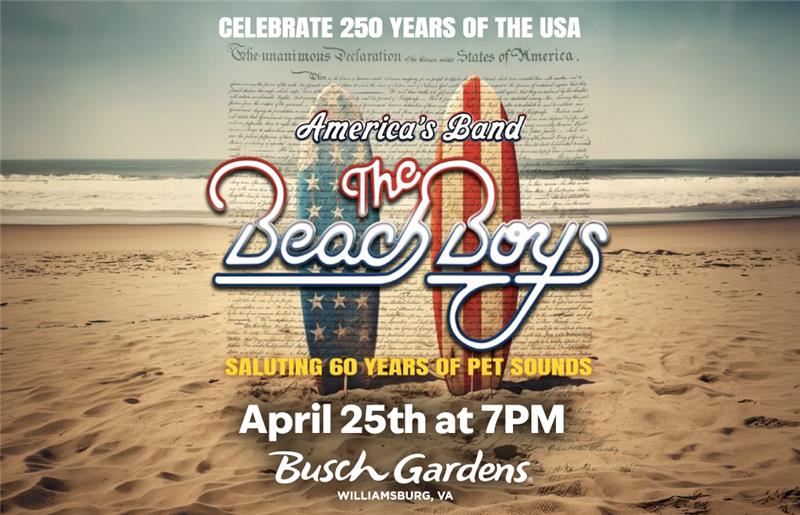Busch Gardens Williamsburg’s 2026 Food & Wine Beach Boys Festival1