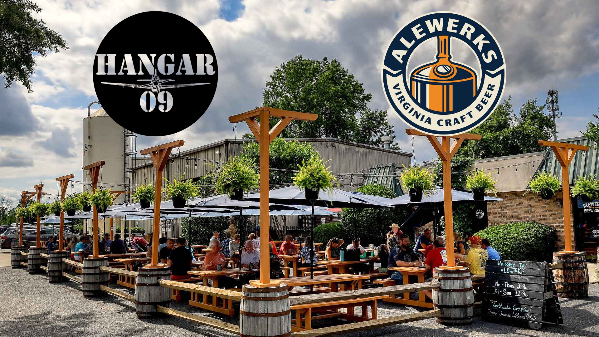 Williamsburg Virginia live music hanger 9 Alewerks